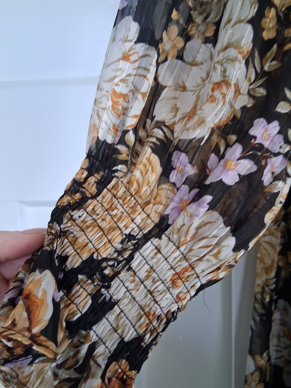 Boho Floral Maxi Dress with Blooms Size 16 Plus Size Summer Wedding Guest Outfit - Picture 6 of 10